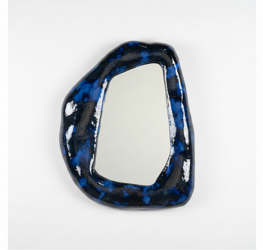 French Ceramic Mirror (large)