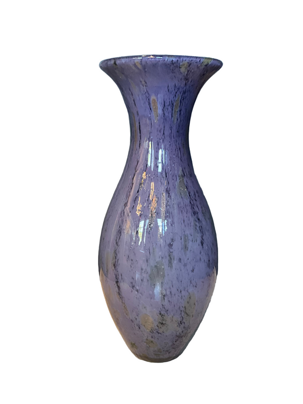 Purple Murano glass vase