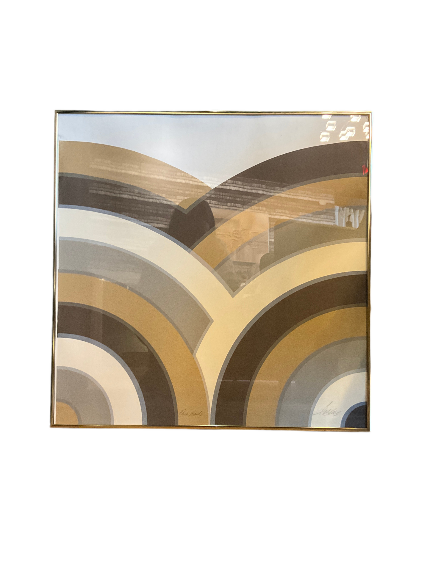 Moon bonds geometric print