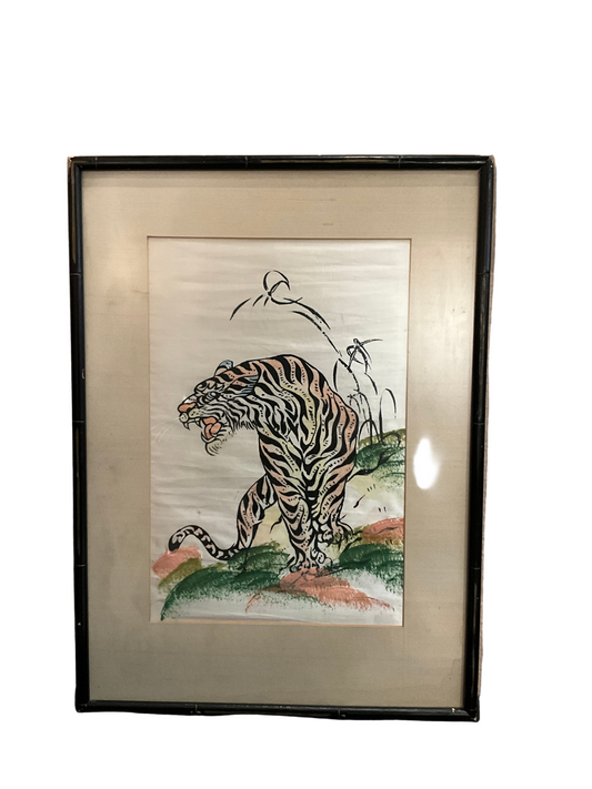 Vintage Tiger Art (white)