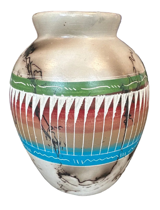 Vintage Native American Style Vase
