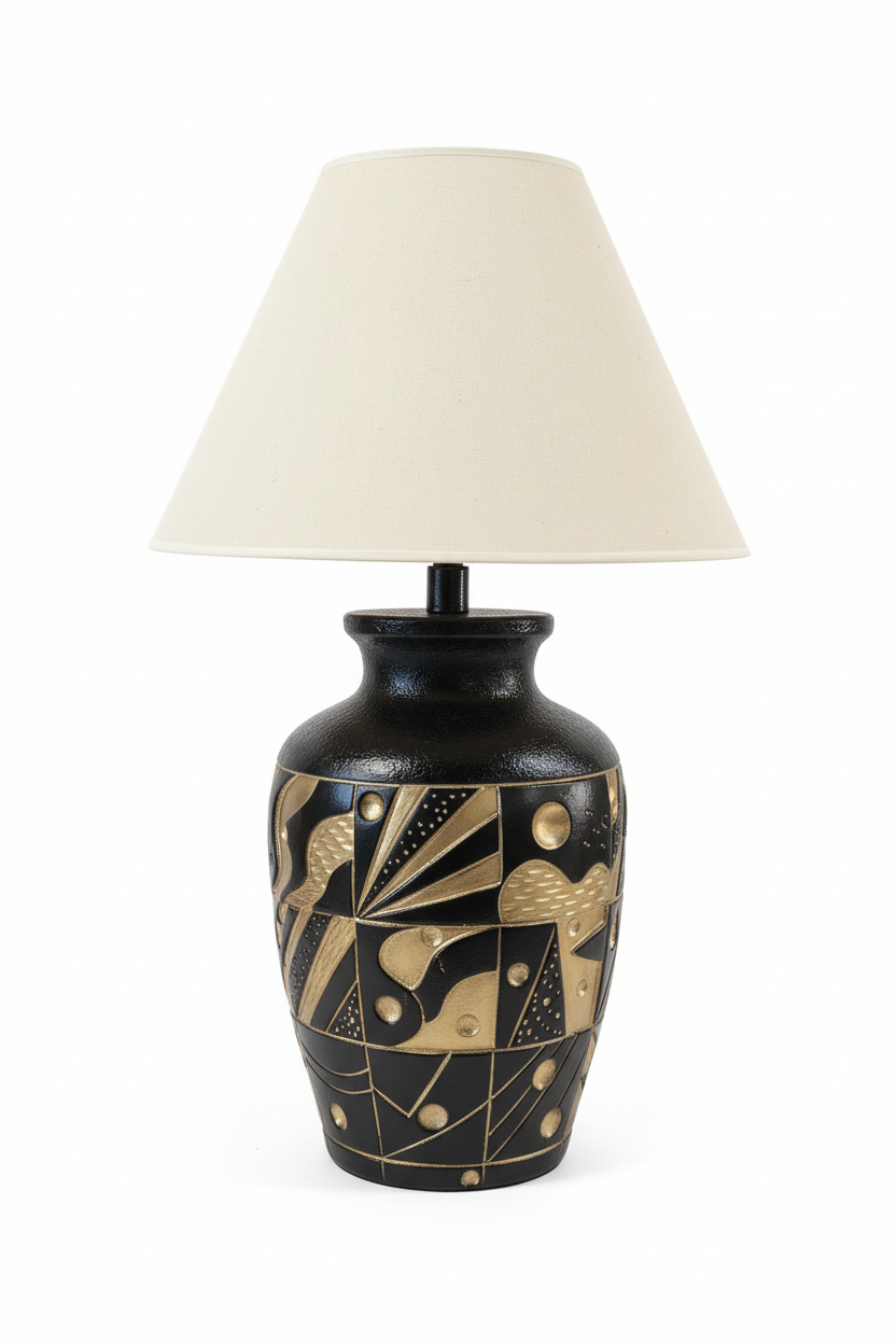 Vintage Ceramic Mod Lamp