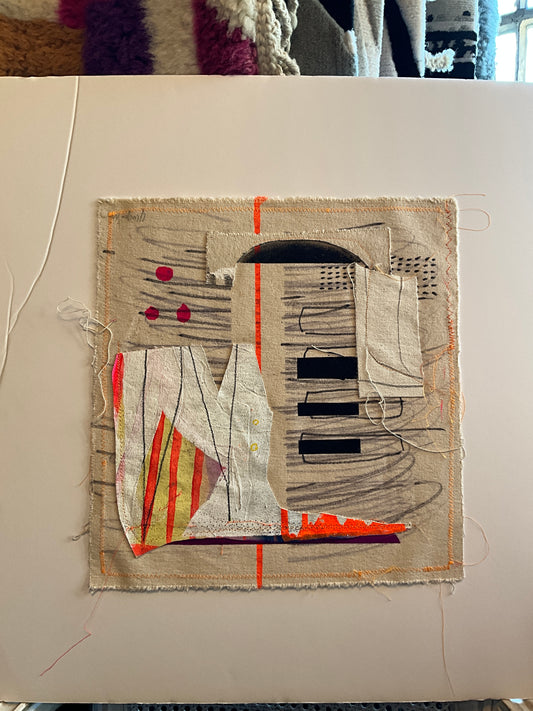 Abstract Signed Mixed Media