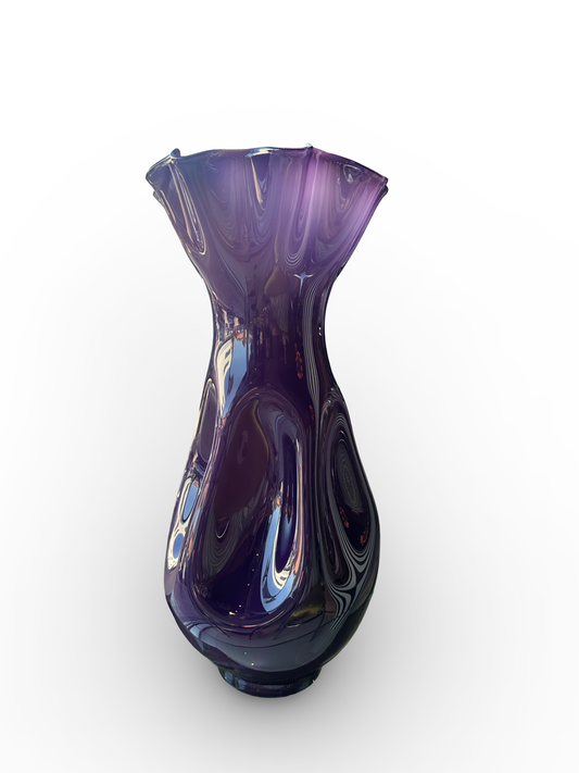 Purple Italian Glass Vase