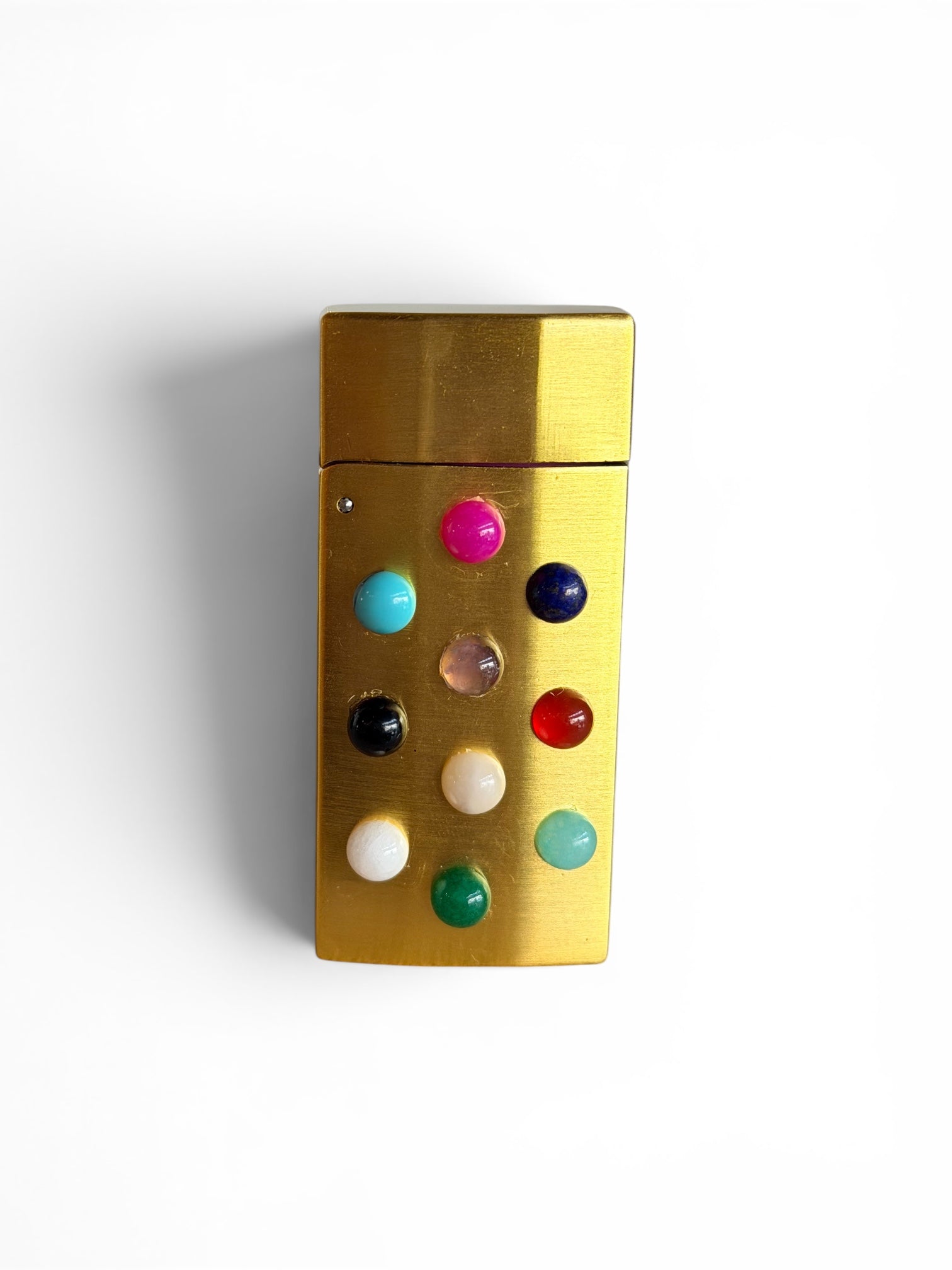 Multi-color Stoner Lighter by P. Grunsfeld, featuring vibrant design and compact size, from The Vault Creative.
