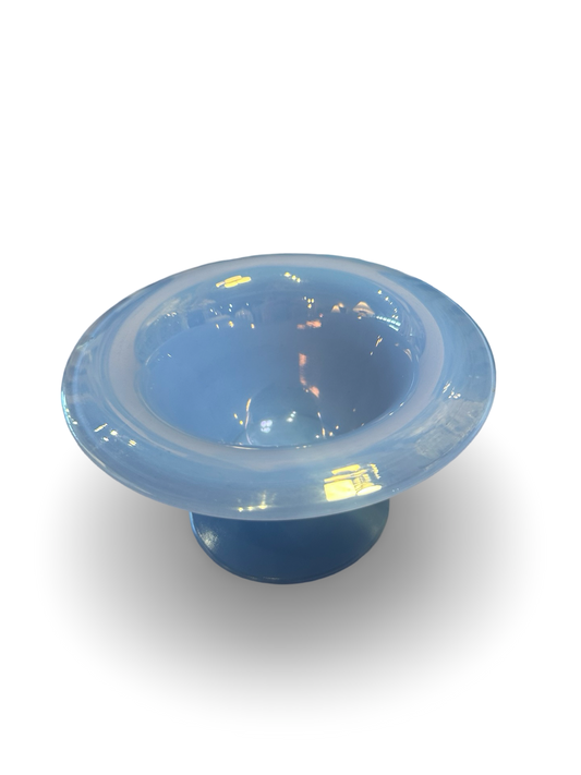 Blue Iridescent Candy Dish