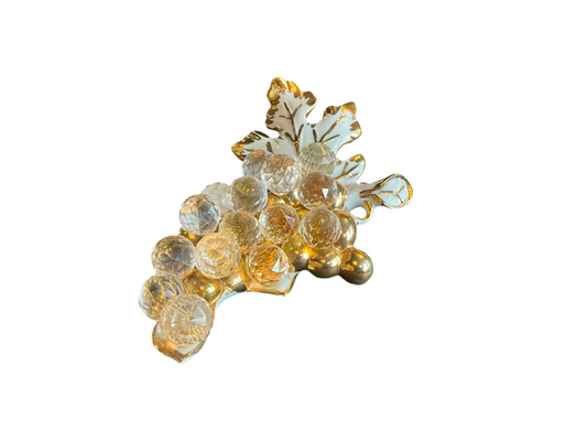 Porcelain and Crystal Grapes