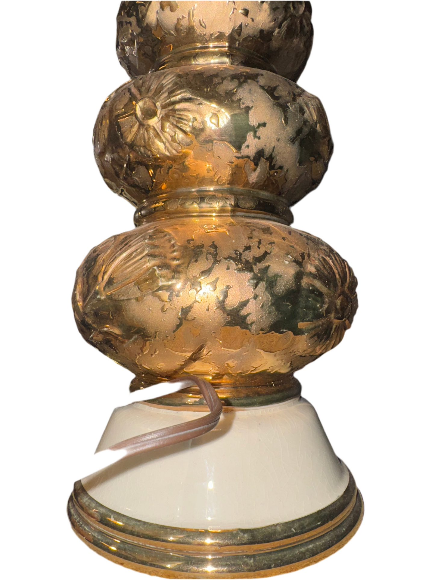 Pair of Gold Gilt Lamps