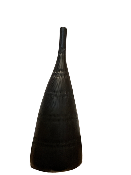 Carved Black ARH Vessel