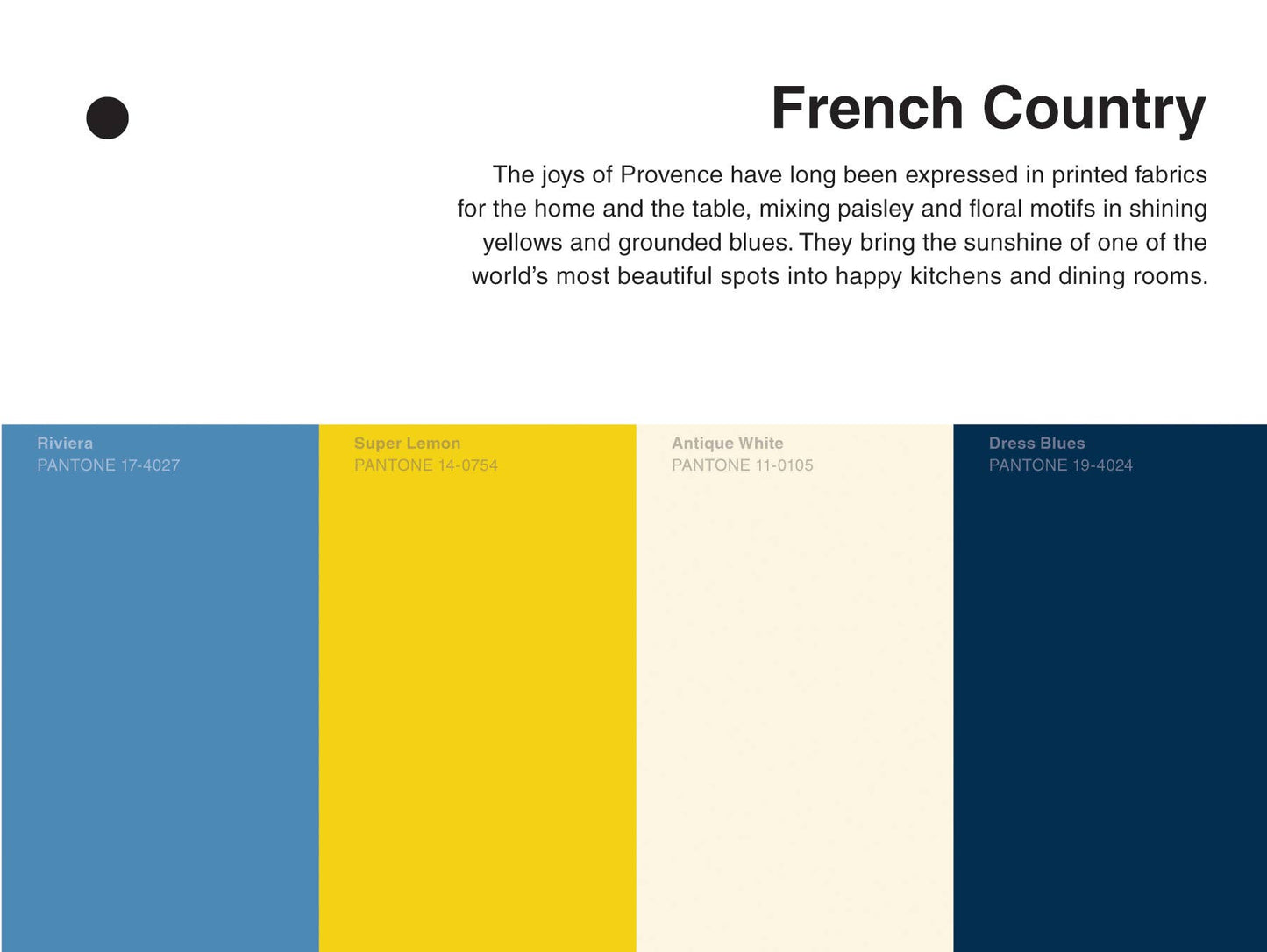 Pantone: 35 Inspirational Color Palettes