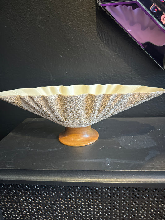 Spackle Fan Dish