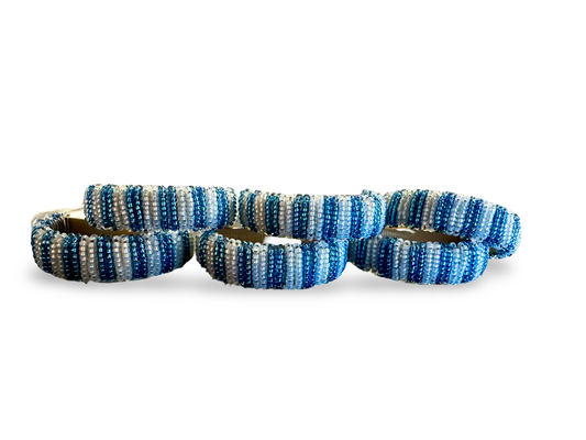 Beaded Napkin Rings (set of 6)