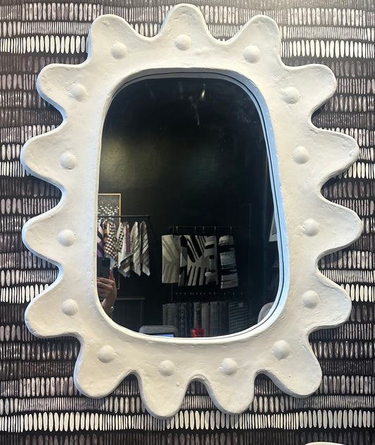 French Scallop Mirror