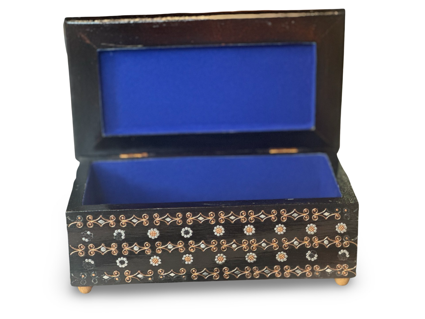 Vintage Floral Jewelry Box