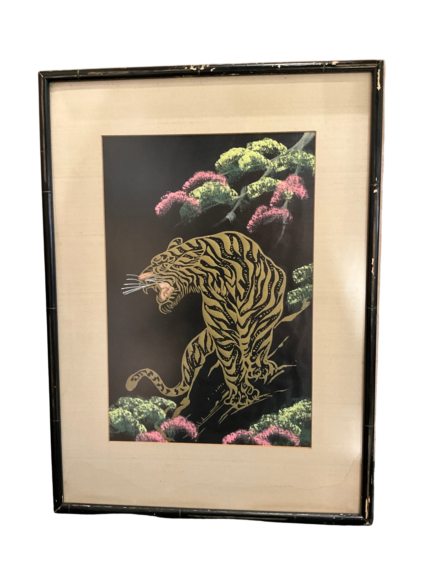 Vintage Tiger Art (black)
