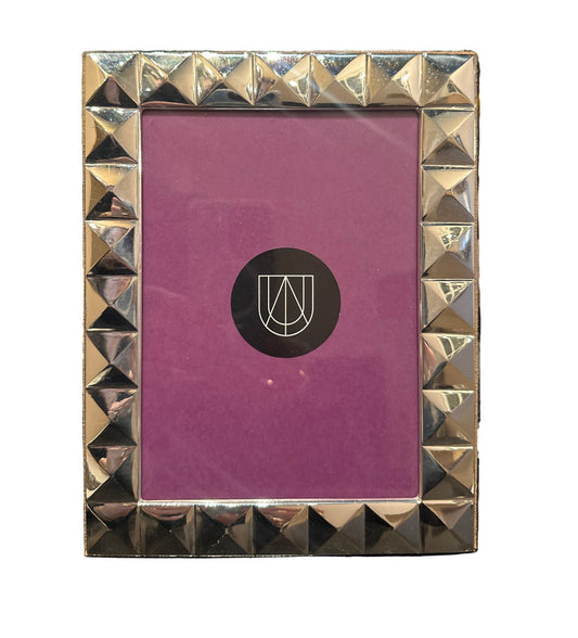 Silver Studded Picture Frame