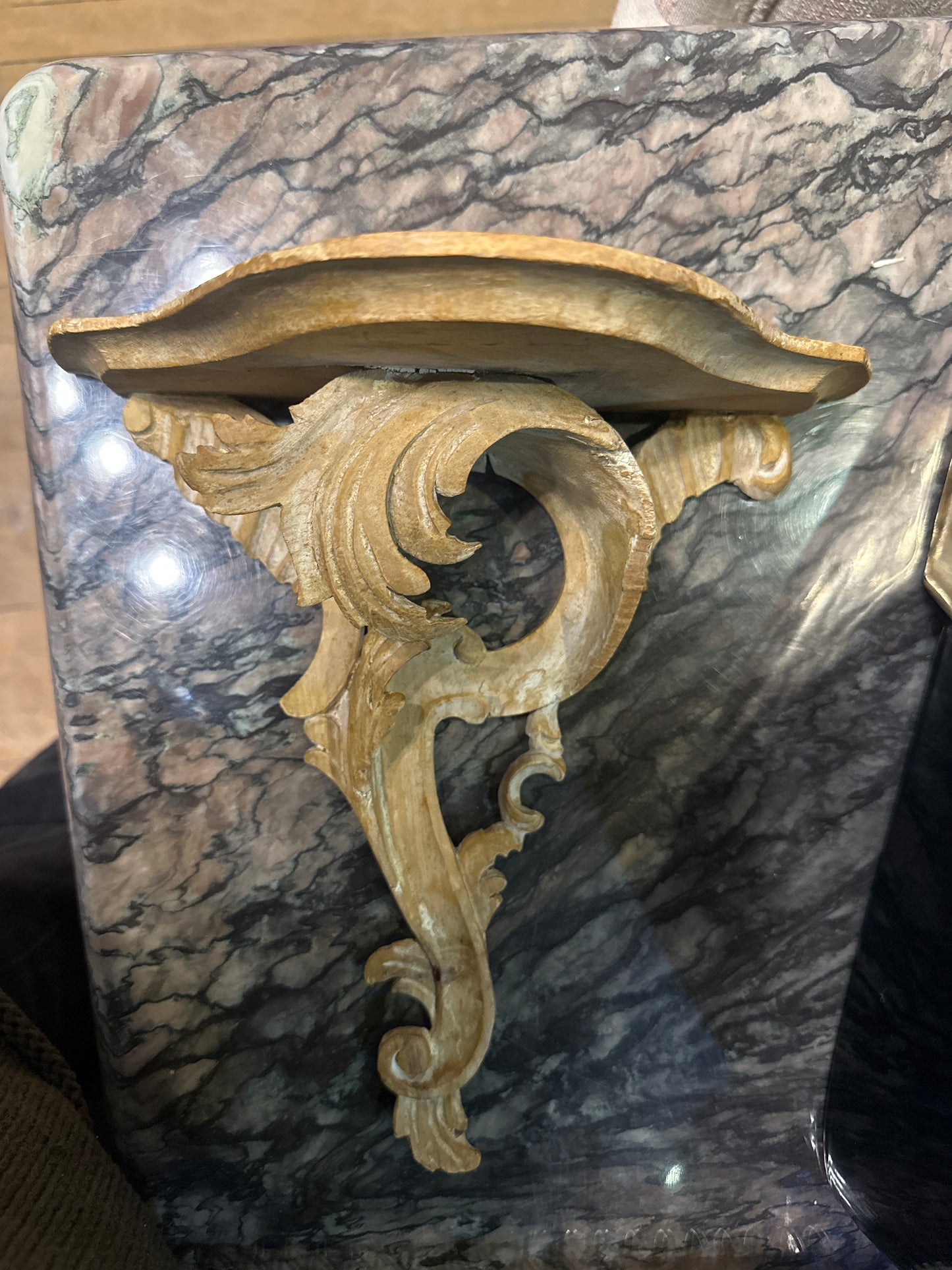 Antique Carved Shelf