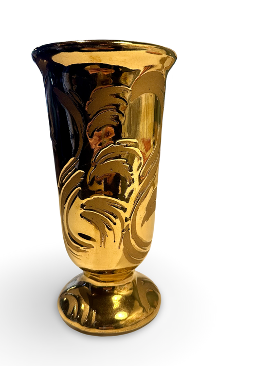 Weeping Gold Vase