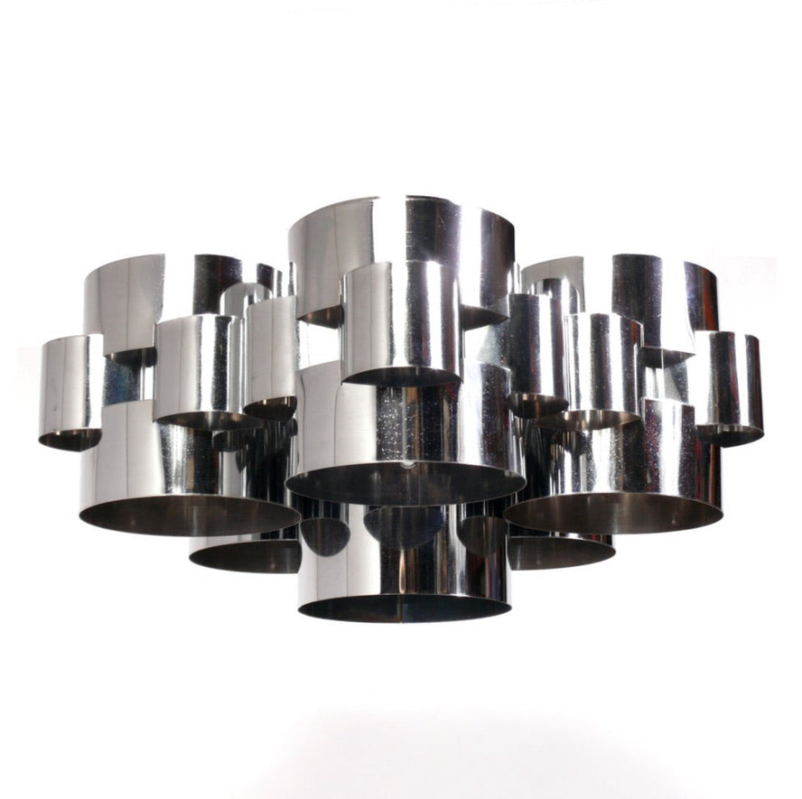 Curtis Jere Chrome Cloud Chandelier