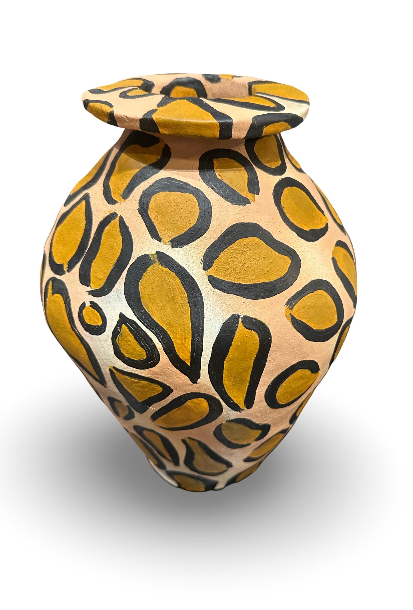 ARH Leopard Painted Vase