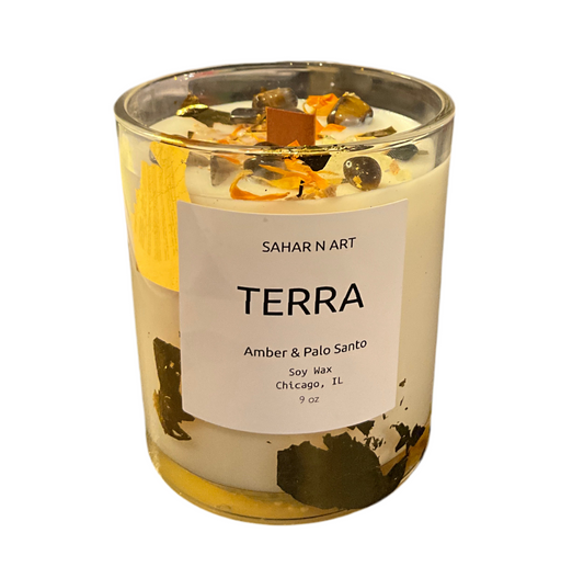 Sahar N Art Candle