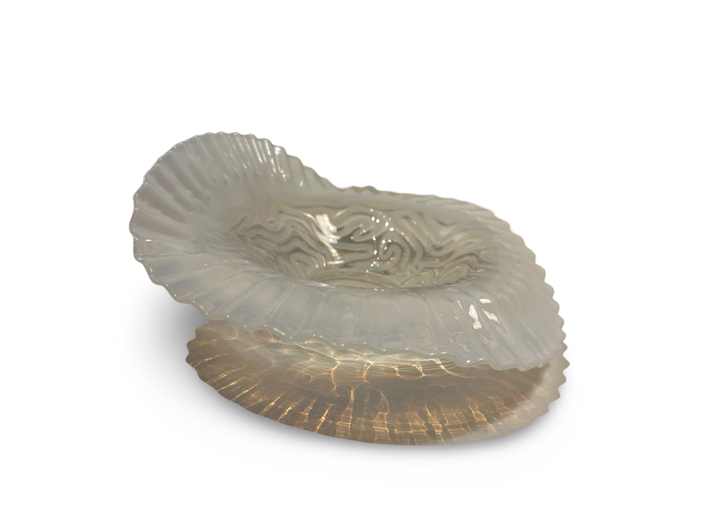 Opal Ruffle Bowl