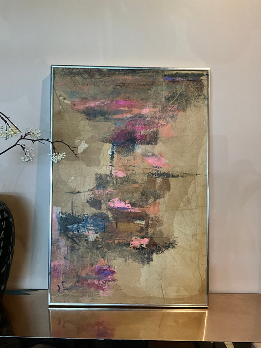 STS pink abstract art