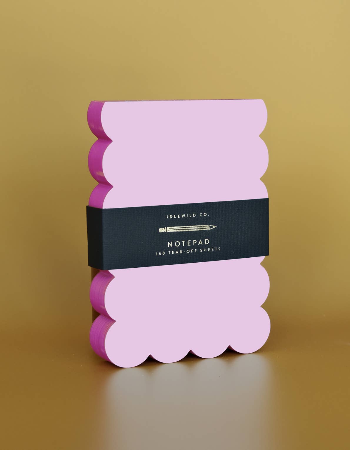Scalloped Shaped Notepad | Lilac + Hot Pink Edge – The Vault Creative
