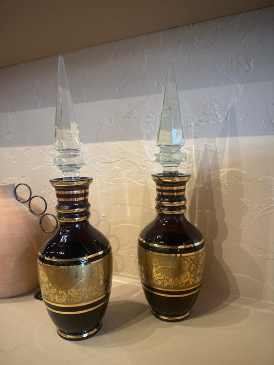 Antique Amethyst Decanter
