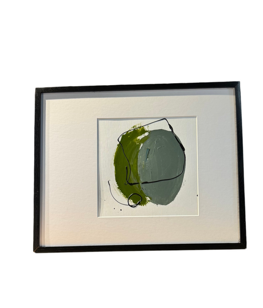 Abstract Green Painting