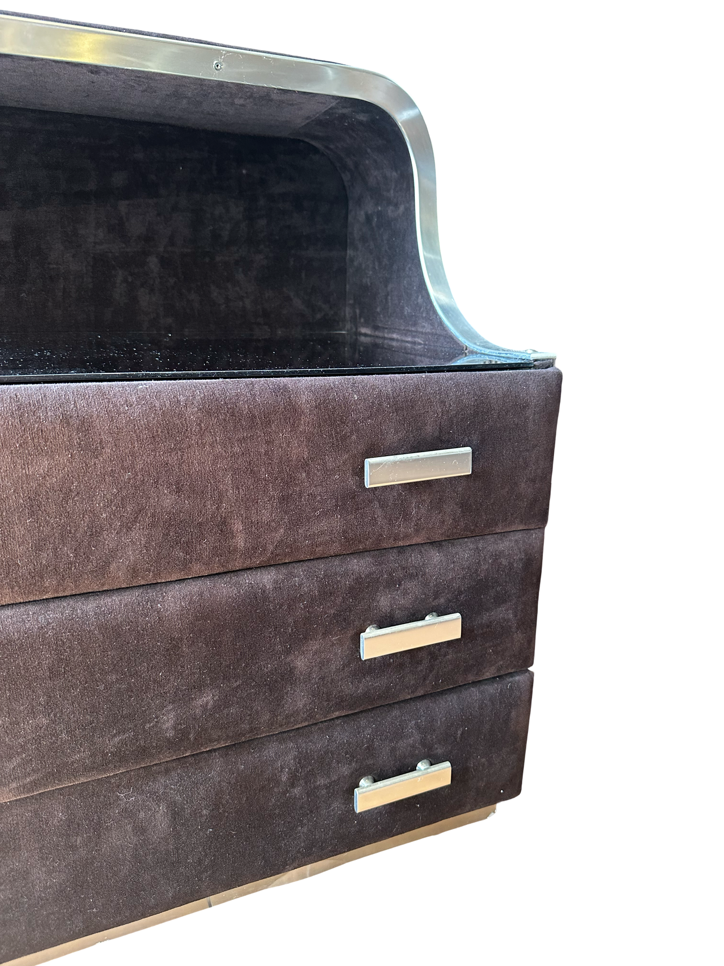 70’s Space Age Ultra Suede Dresser