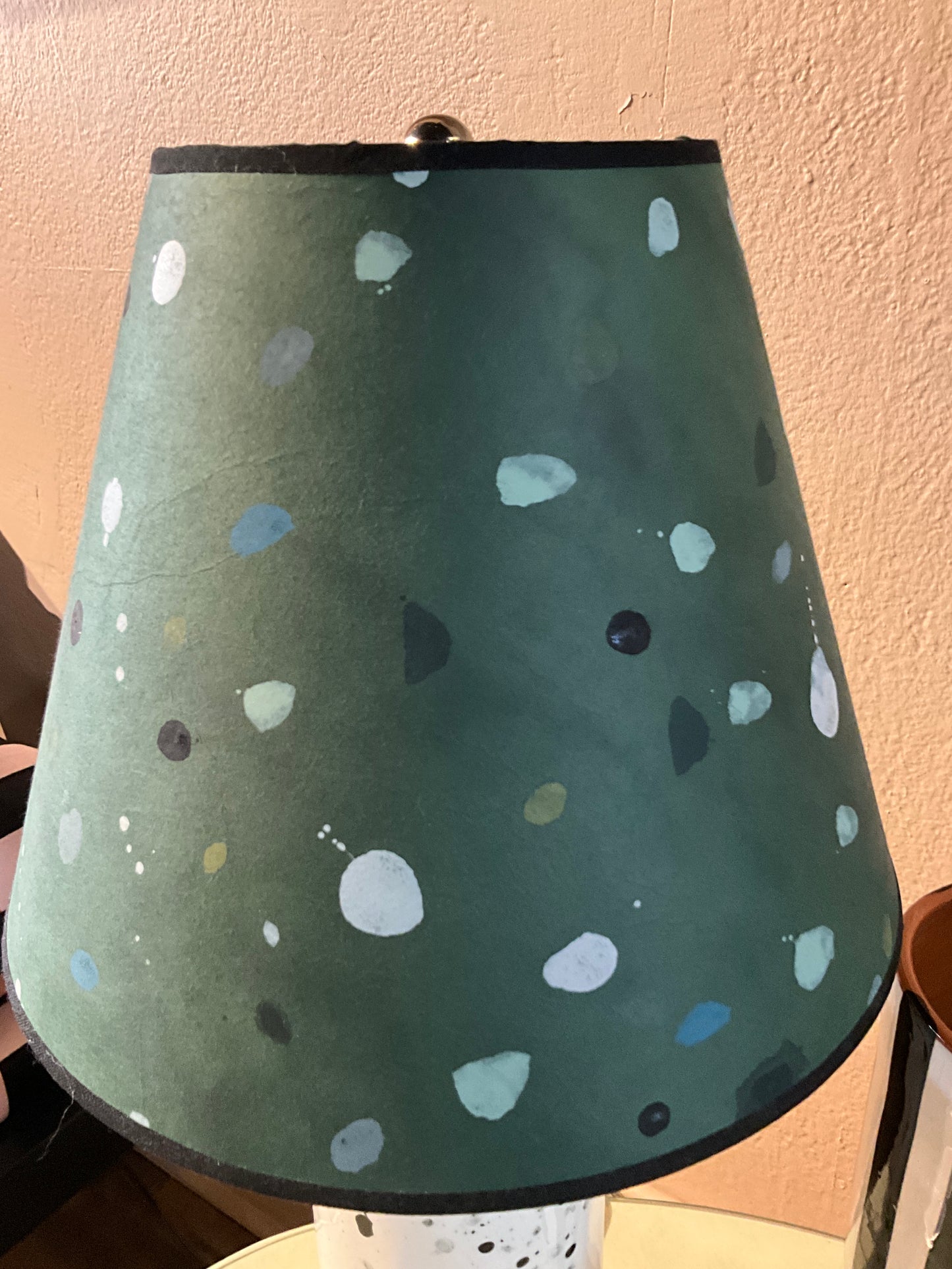 Vintage lamp w/ custom shade