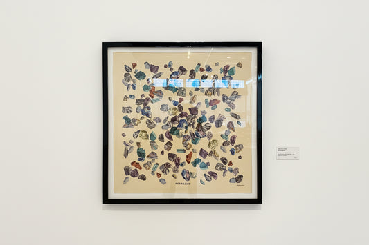 Framed Vintage Hermes Scarf