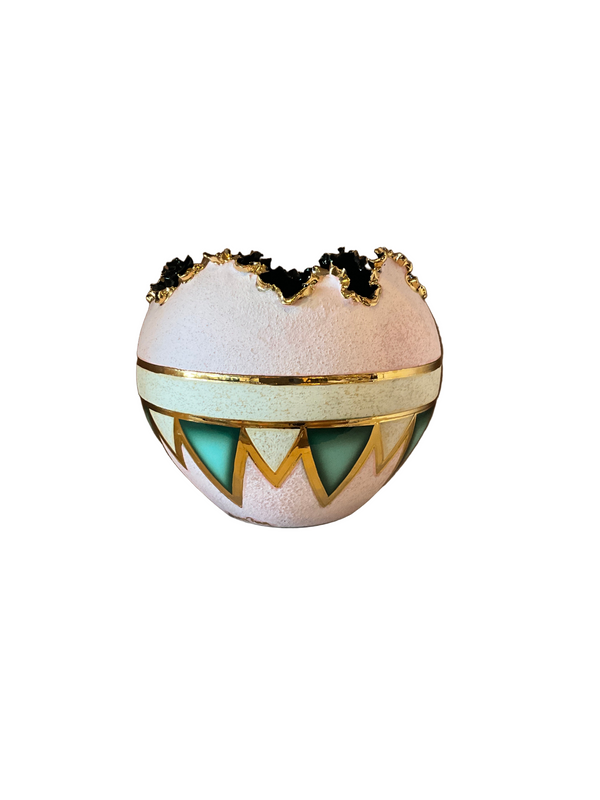 Sharon Penn 22k Gold and pink vessel