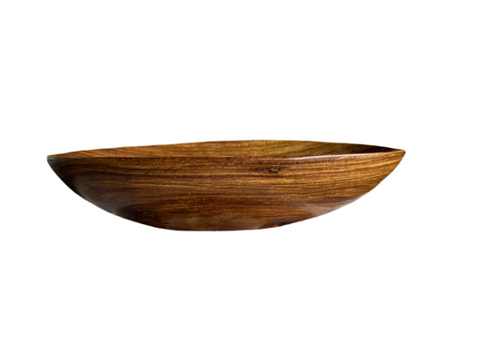Brown wood bowl
