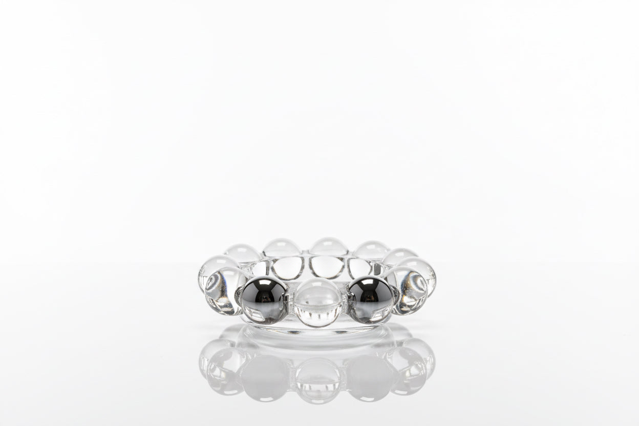 Clear Vintage Bubble Ashtray