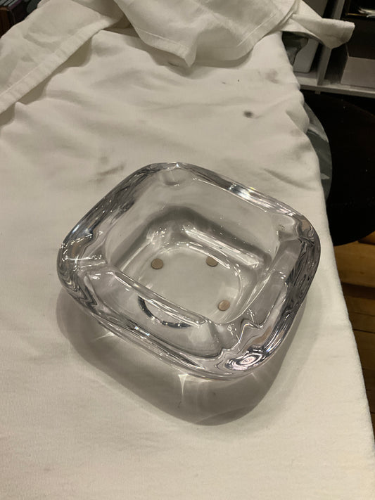 Vintage Crystal Mod Ashtray