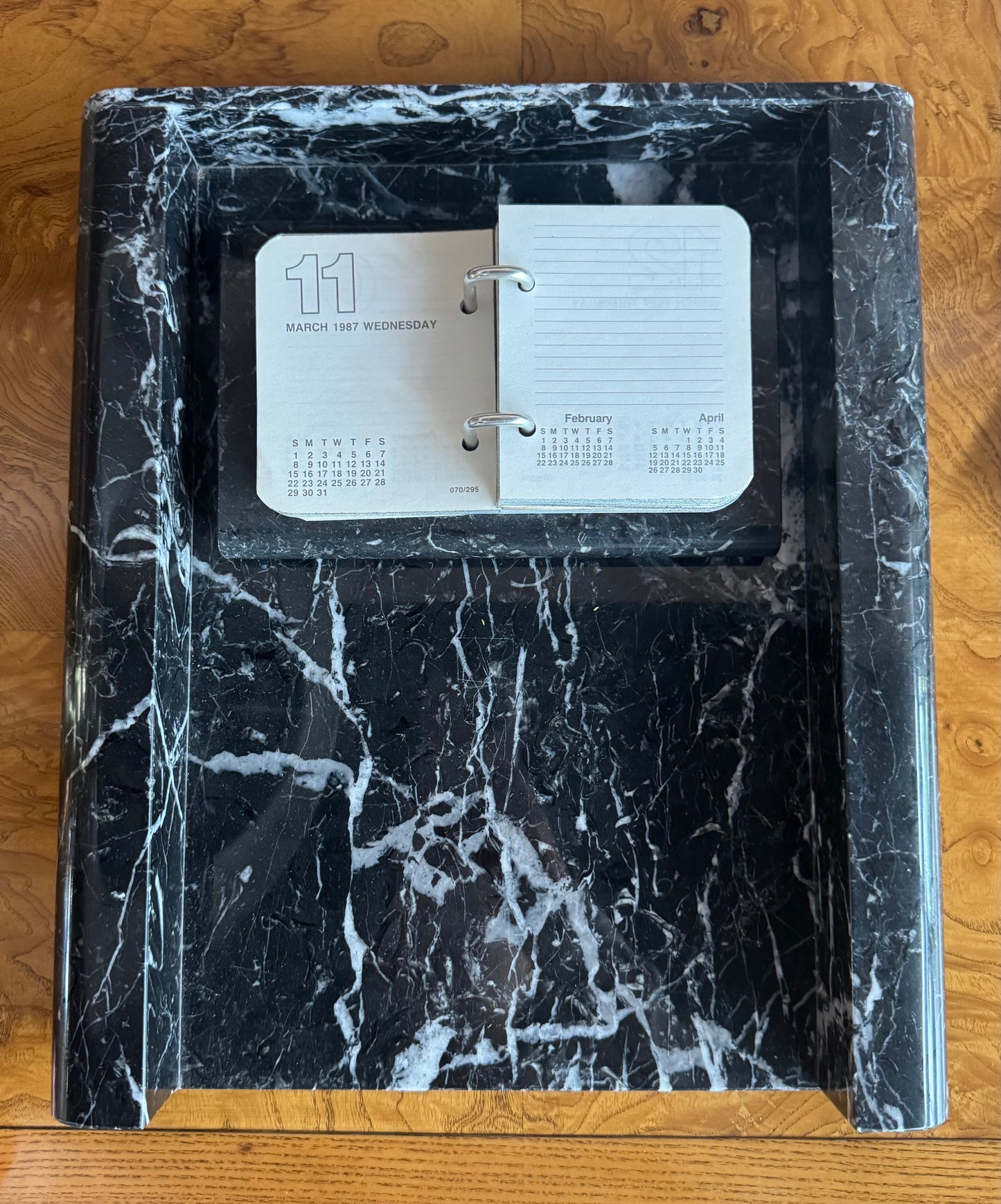 3 Piece Marble Desk Set