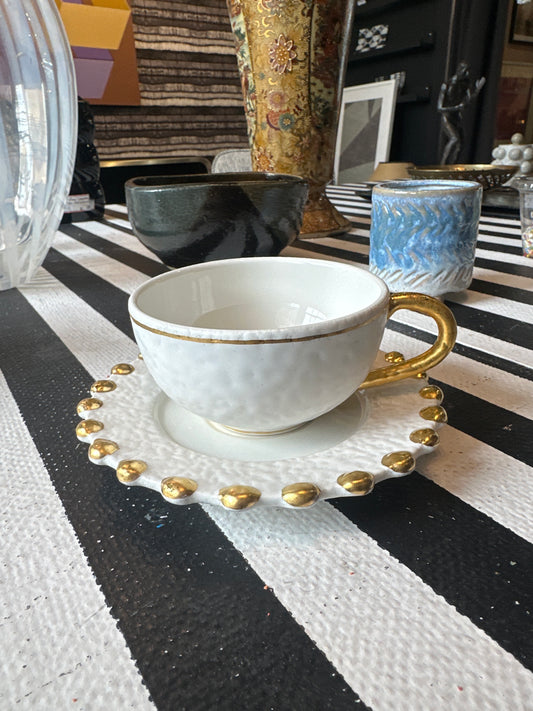 Vietri Cup and Saucer (set of 4)