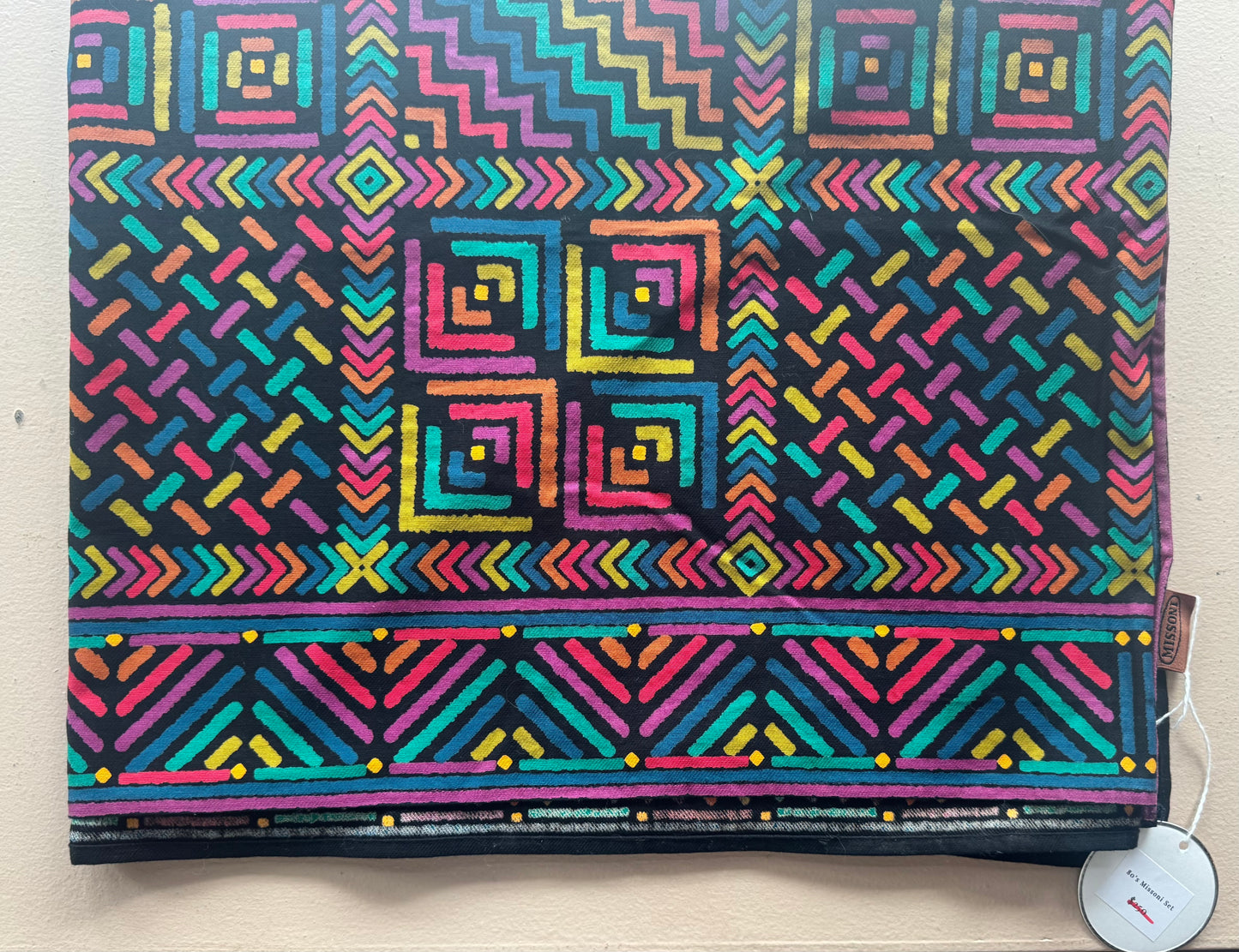 80’s Missoni Napkin Tablecloth Set