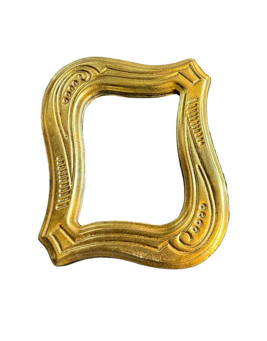 Small Golden Rococo Style Mirror
