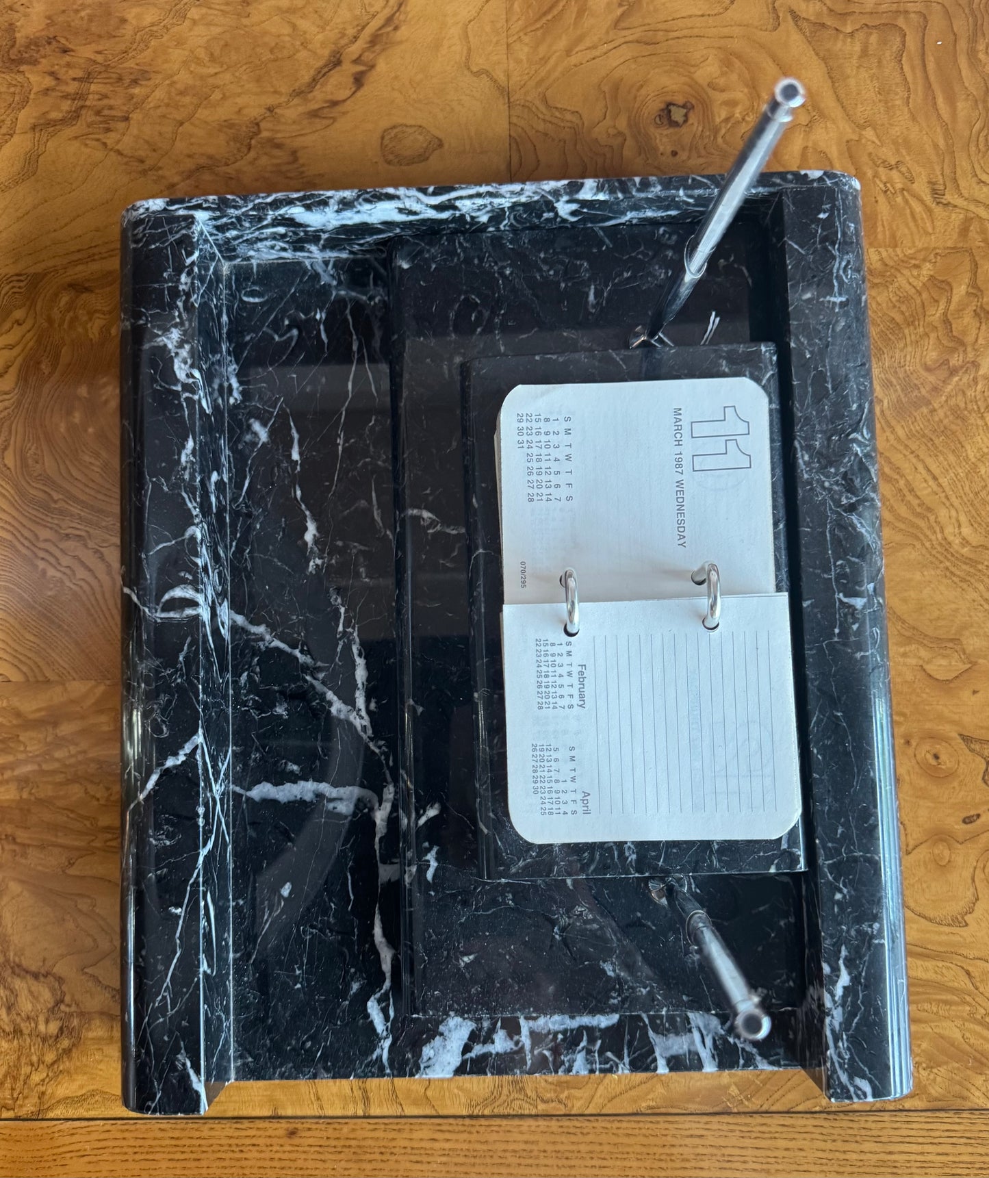 3 Piece Marble Desk Set