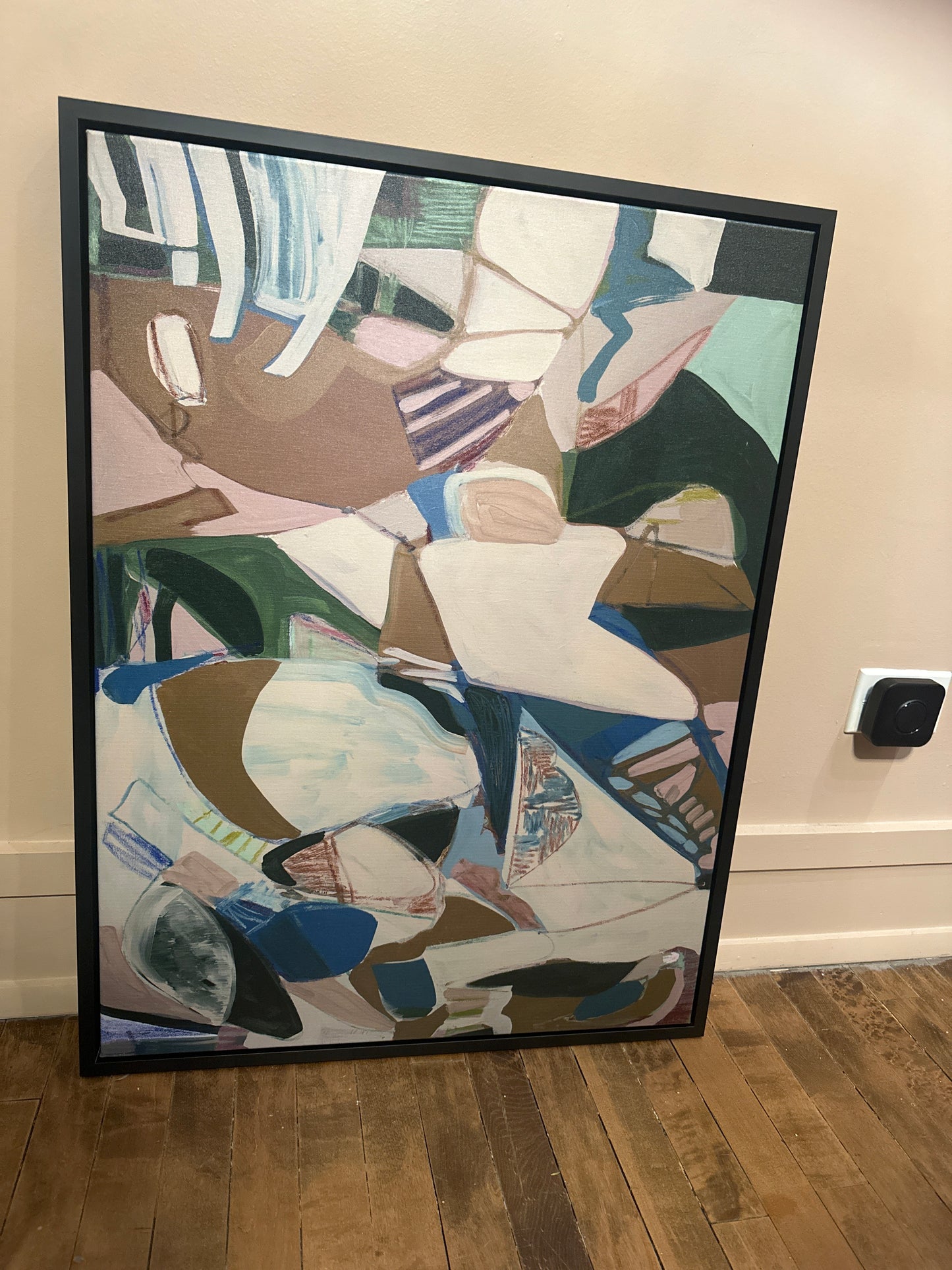 ST Abstract Framed Canvas