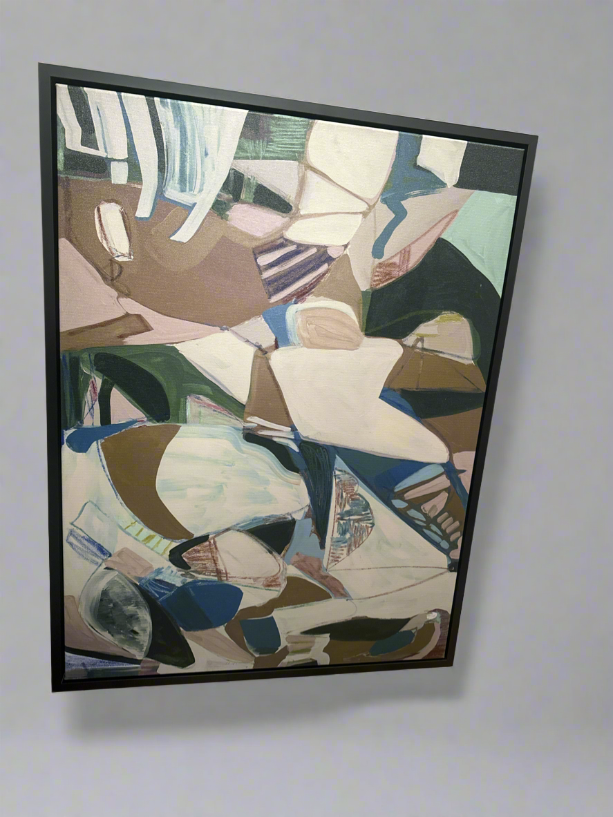 ST Abstract Framed Canvas