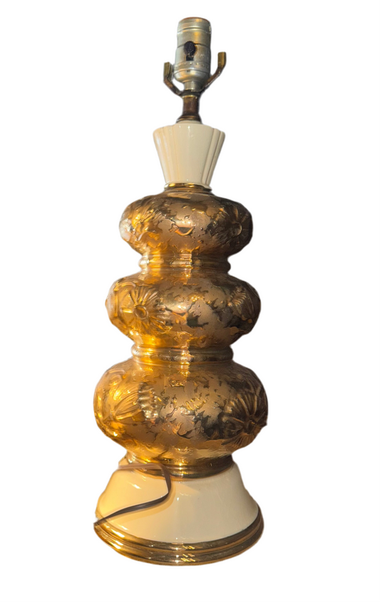 Pair of Gold Gilt Lamps