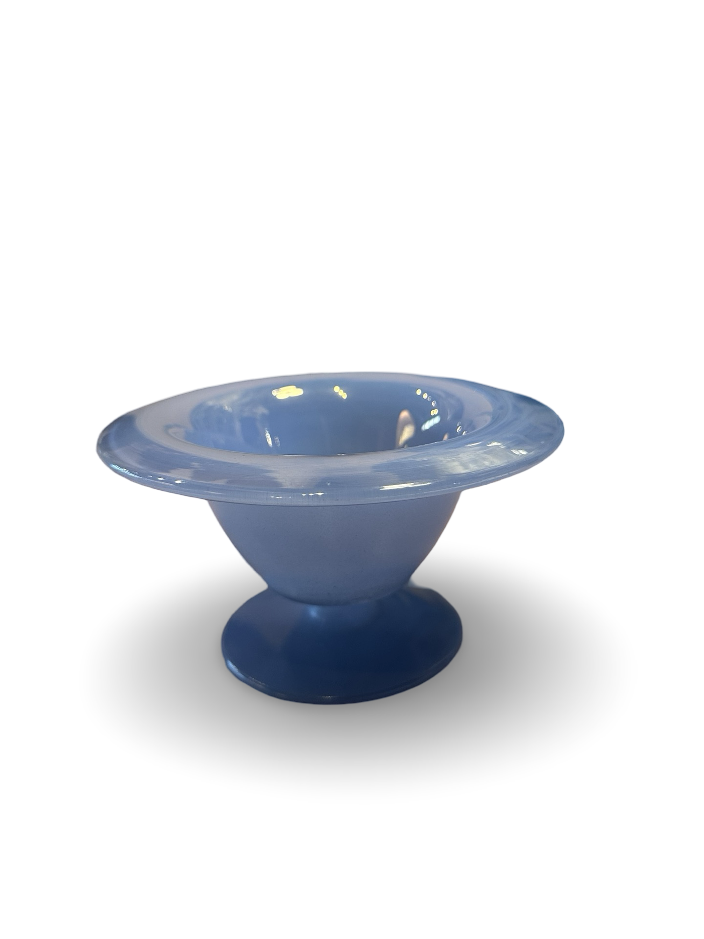 Blue Iridescent Candy Dish