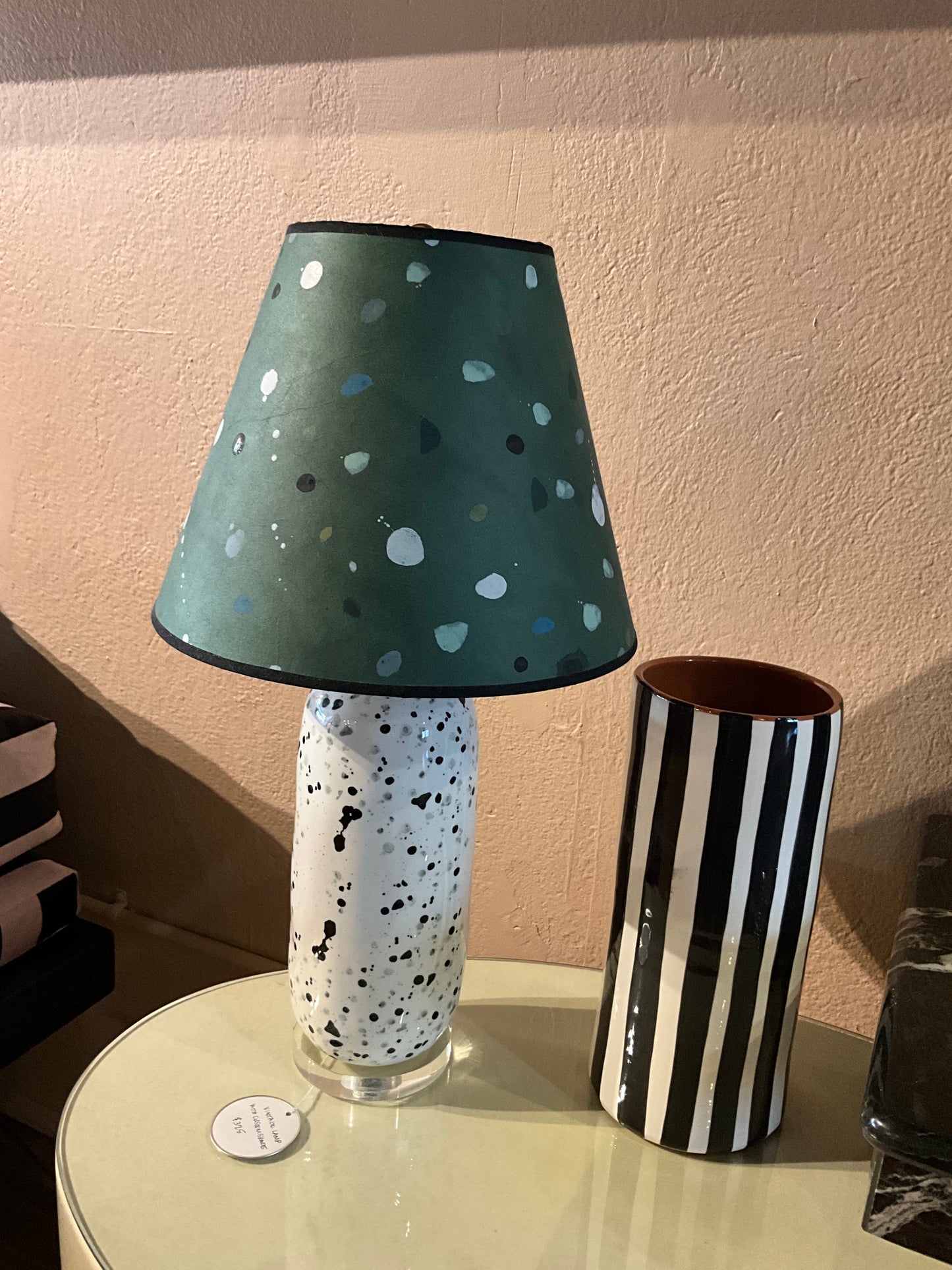 Vintage lamp w/ custom shade