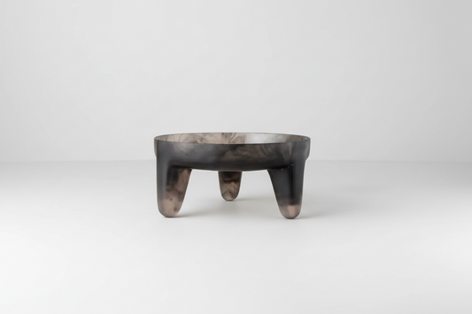 Flow Resin Structured Fruit Bowl | Smoke