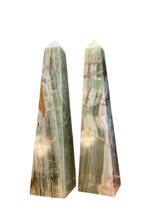 Set of Onyx Obelisks