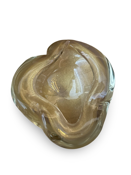 Gold Italian Ashtray